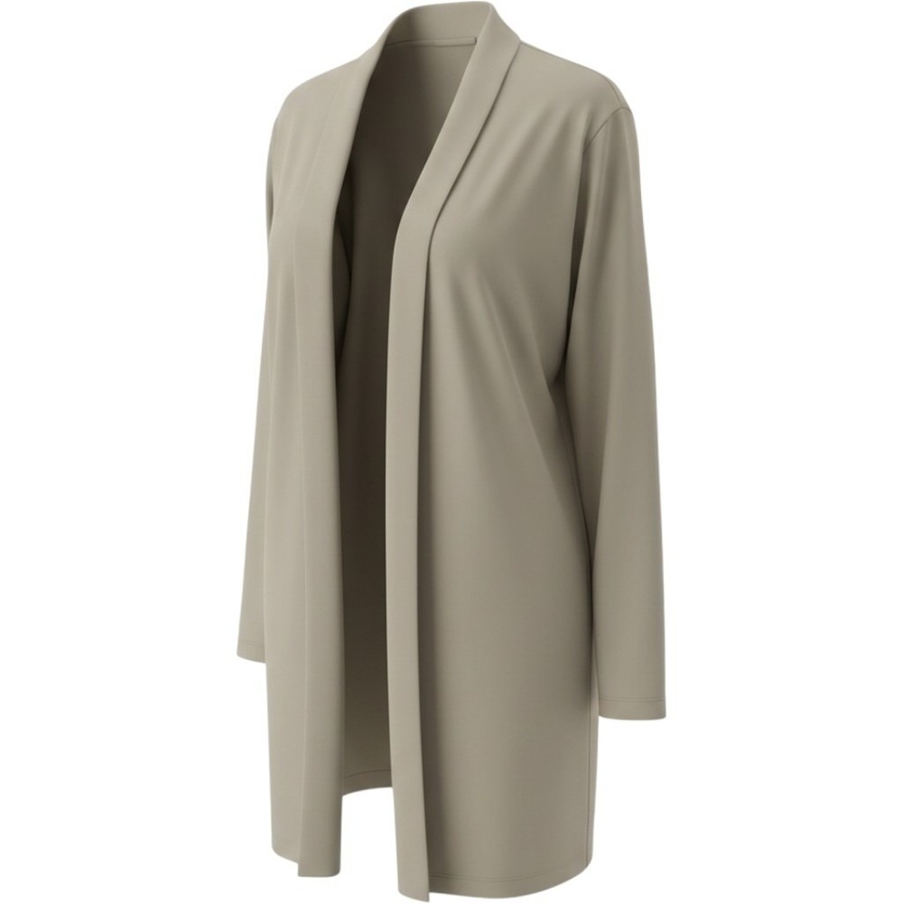 J.Jill drape-front open cardigan lightweight jersey knit Open silhouette XL Tall